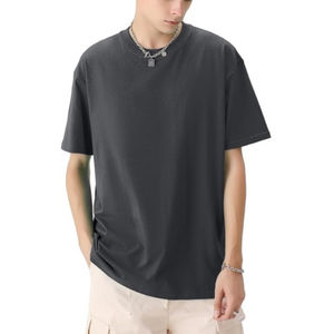 Camiseta de Cuello Redondo Extra Grande, Ropa Urbana, Proveedor de Camisetas de Algodón Lisas Personalizadas - Product Image 6