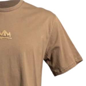 T-shirt graphique marron pour hommes et femmes, design minimaliste avec logo couronne, coton marron, streetwear haut de gamme - Product Image 6