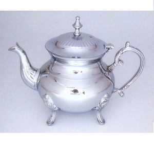 Bouilloire à thé très vendue, bouilloire en métal brillant décorative artisanale pour la cuisine, ensemble de bouilloire pour servir le thé et le café, vaisselle, théière - Product Image 6