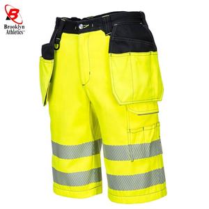 Sécurité-short Cargo Hi Vis avec ceinture élastique haute confort et passants pour ceinture - Product Image 1