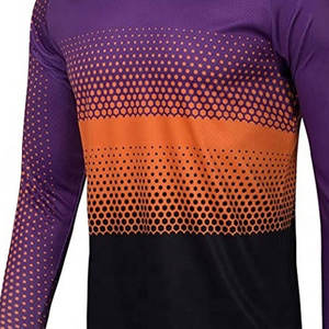 Vente en gros de maillot de motocross design Oem, maillot de course vtt vierge à manches longues pour le cyclisme, la descente, maillot de motocross - Product Image 3