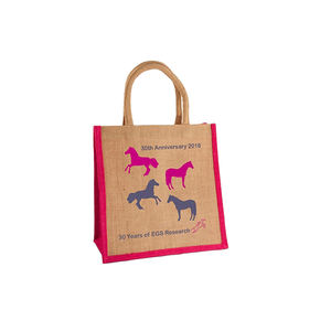 Bolsas de yute ecológicas de alta calidad, diseño de patrón de letras reutilizables hechas a mano, el mejor precio a la venta, Go Green with Style - Product Image 1