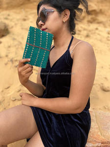 Nuevo Real hecho a mano Banarasi Sari tela seguro hilo cierre diario Vintage vibrante colorido cubierta sin forro reciclado hoja diario - Product Image 6