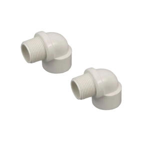 Coude 90 ° en PVC personnalisé avec filetage interne/externe-Connecteur de tuyau <span class=keywords><strong>d</strong></span>'alimentation en <span class=keywords><strong>eau</strong></span> Schedule40 Coude 1/2 en PVC à 90 degrés - Product Image 3