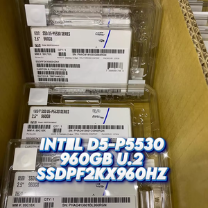 중고 데스크탑 서버 SSD D5 P5530 960GB 2.5인치 U.2 SSDPF2KX960HZ NVME 솔리드 스테이트 드라이브 서버 하드 드라이브 엔터프라이즈용 - Product Image 1