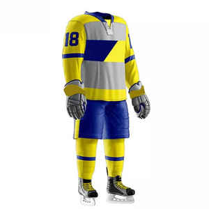 Profesional al por mayor de calidad profesional desgaste del hockey sobre hielo cómodo precio barato transpirable uniforme de hockey sobre hielo - Product Image 3