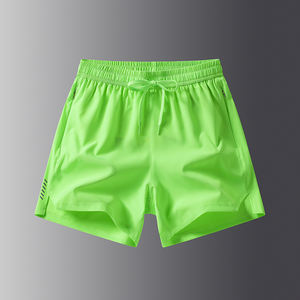 Short en coton lavé Impression bouffante Lavage à l'acide - Product Image 6