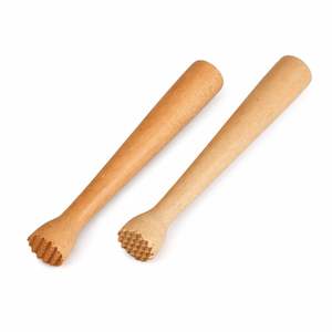 Juego de Trituradores de Cócteles de Madera Natural Premium, Herramientas de Bar Ergonómicas para Triturar Hierbas, Frutas y Preparar Bebidas Artesanales de Forma Eficiente - Product Image 1