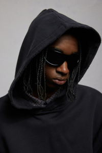Sweat-shirts à capuche zippés en molleton 100 % coton personnalisés pour hommes, style poche kangourou, brodés, effet vieilli, col à capuche, finition acide – Vente en gros - Product Image 5