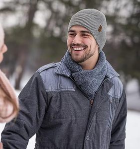 Gorros de Punto Lisos, Cálidos, para Esquí, con Orejeras, Gorro de Pescador de Ganchillo para Mujer, Gorro Unisex de Invierno para Hombre - Product Image 4