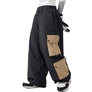 Pantalones Holgados Unisex Personalizados para Snowboard y Esquí, Ligeros, Transpirables, Ecológicos, Casuales, de Cintura Media, con Cordón y Múltiples Bolsillos - Product Image 2