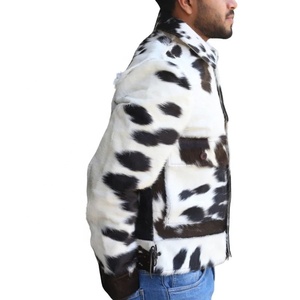 New Arrival Women Real Cowhide Fur Winter <b>Jacket</b> Custom Adjustable Breathable Stylish Fashionable OEM Outerwear - Product Image 2