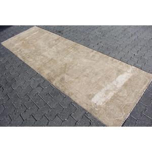 Vintage <b>Rug</b>, <b>Runner</b> 3.2x9.6 ft <b>Rug</b>, Brown Moroccan <b>Rug</b> - Product Image 2