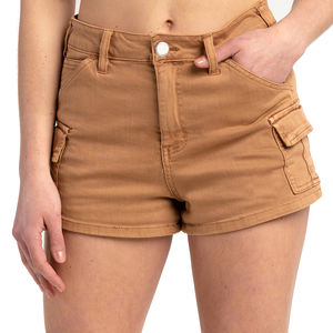 Professional Manufactures Comfortable And Breathable <b>Ladies</b> <b>Cargo</b> <b>Shorts</b> High Waist <b>Cargo</b> <b>Shorts</b> with Logo - Product Image 1
