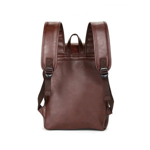 Sac à dos en cuir véritable unisexe tendance avec logo personnalisé sacs de voyage pour hommes et femmes grande capacité pour les écoles et les collèges - Product Image 4