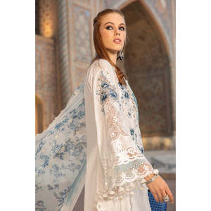 ชุดเครื่องแต่งกายหรูหรา Maria.B คอลเลคชั่น Luxury Lawn รุ่น SS'24-15A-TC-335 สำหรับเทศกาลฤดูใบไม้ผลิ/ฤดูร้อนและเทศกาลอีด - Product Image 3