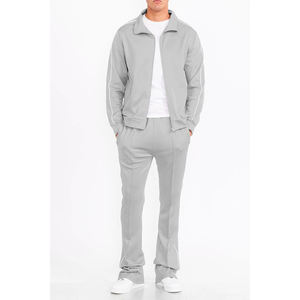 Chándal transpirable de peso pesado estampado con capucha acampanada de 2 uds para hombre de calidad superior ropa deportiva informal - Product Image 5