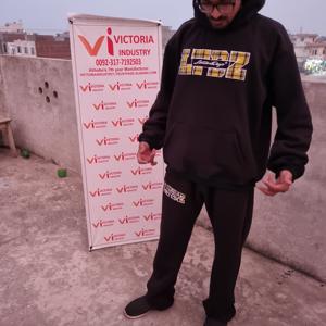 Sweat à capuche ample et surdimensionné, 100% coton, tissu polaire lourd, design découpé, automne, lavage à la pierre, broderie - Product Image 5