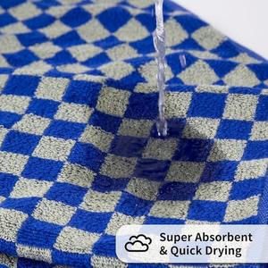 Vente en gros de 8 pièces de serviettes de bain en éponge de qualité supérieure, séchage rapide et absorbantes, coton doux pour les hôtels et les spas, vente en gros - Product Image 5