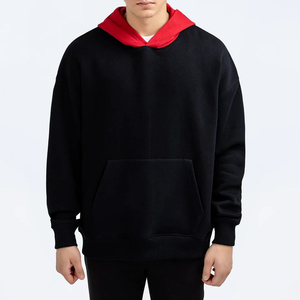 Sudadera con capucha de algodón pesado 100% para hombre, ropa de invierno acogedora con impresión digital, fabricantes OEM para la moda diaria - Product Image 1