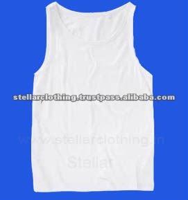 2024 nuevo estilo chalecos al por mayor de algodón personalizado Stringer gimnasio chaleco Fitness Singlet entrenamiento músculo culturismo hombres camiseta sin mangas para hombres - Product Image 4