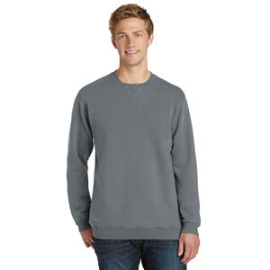 Printemps automne homme sweat 2024 col rond solide coupe ample pulls gris profond décontracté coton femme sweats - Product Image 4