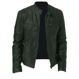 Breathable <b>Heated</b> Leather <b>Jacket</b> Pure Leather Fashionable Casualwear Windproof Leather <b>Jacket</b> For Men - Product Image 5