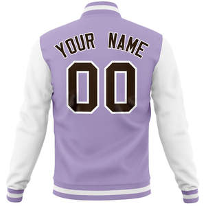 Veste de baseball varsity pour homme de haute qualité fabriquée par un fabricant OEM, broderie personnalisée, manches en cuir, veste coupe-vent - Product Image 4