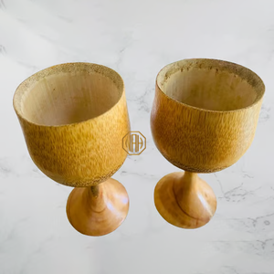Copa de Bambú para Beber, Hecha a Mano, Natural, Ecológica, Duradera, Reutilizable, Proveedor al por Mayor, Exportador de Fábrica - Product Image 1
