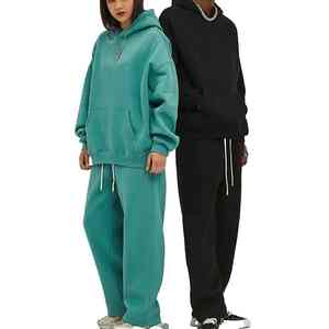 Conjunto Deportivo de Invierno de Primera Calidad con Capucha, para Gimnasio y Entrenamiento, de Dos Piezas, Ecológico y Transpirable para Hombre - Product Image 2