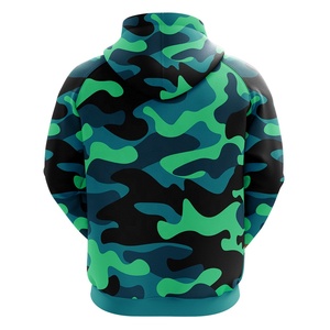 Breathable UV Protection Unisex Hoodies & Sweatshirts New Printed Cotton Polyester <b>Camouflage</b> Sublimation - Product Image 6