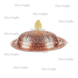 Beurrier au design attrayant en acier inoxydable couleur cuivre, beurrier de qualité supérieure pour servir le beurre - Product Image 6