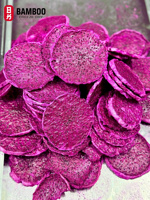Premium Zacht Gedroogde Pitaya Cirkelvormig Gesneden Tropisch Gedroogd Fruit Voor De Bulk Van De Snackfabrikant