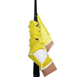 Vente directe d'usine Gants de golf Cabretta Gants de golf pour femmes en cuir avec logo personnalisé pour accessoires de golf - Product Image 4