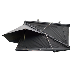 Tente de toit de voiture en aluminium pour 2 à 3 personnes, lumières LED, toile en forme de Z, imperméable, portable, <span class=keywords><strong>camping</strong></span> tout-terrain, coton - Product Image 1