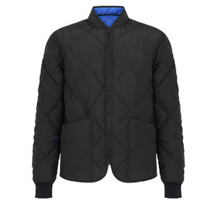 Trendy style design <b>Men</b> padded bomber <b>Jacket</b> with stand collar for Outdoor Warm <b>Long</b> Sleeve reversible Bomber <b>Jackets</b> for <b>Men</b> - Product Image 4