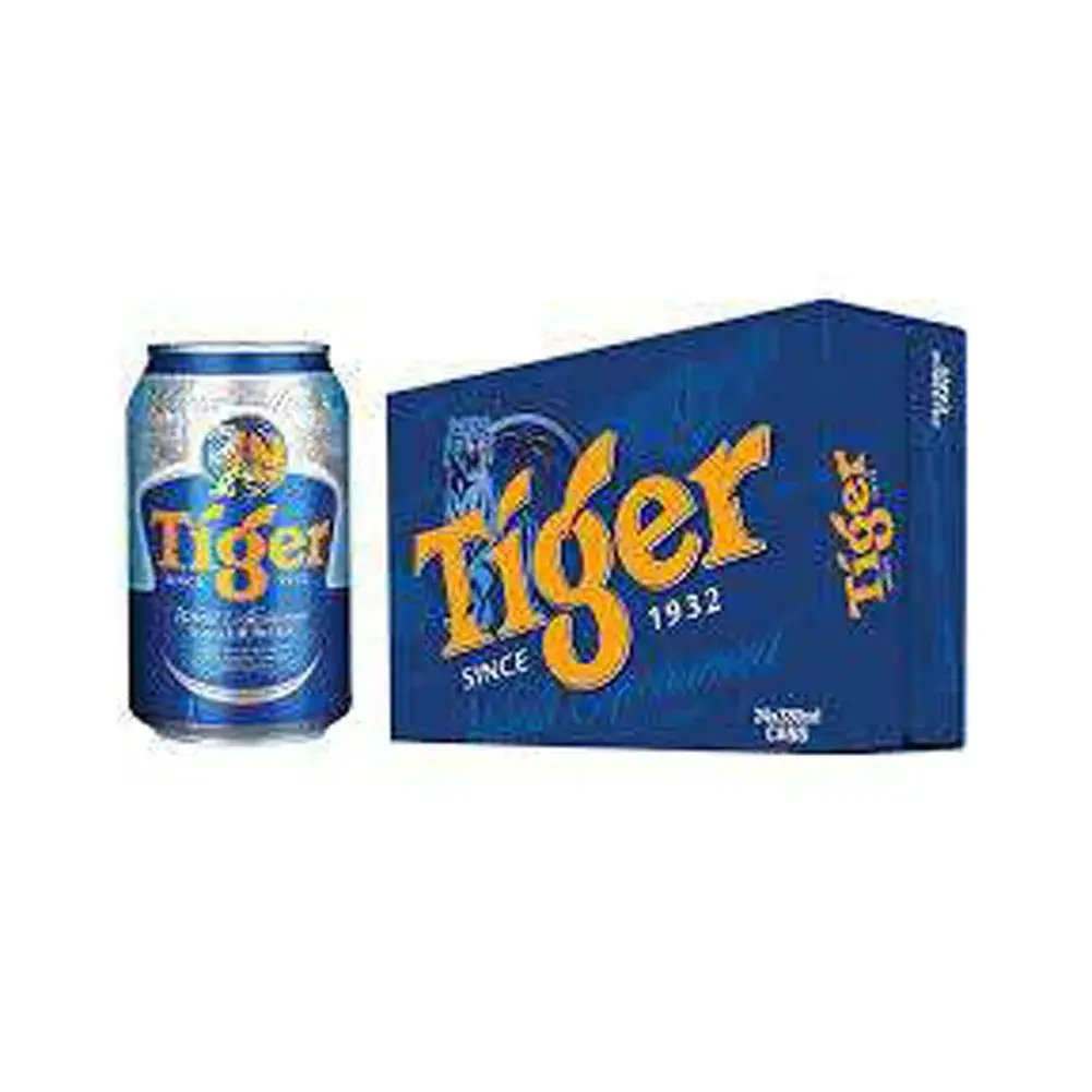 Tiger White Cerveja de Trigo Can-24x330ml /Tiger Lager Cerveja Can Carton- 24x320ml