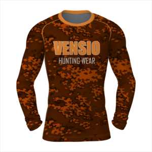 Chemise décontractée à manches longues pour homme, séchage rapide, pour la randonnée, l'escalade, la chasse, sous-vêtement respirant en élasthanne/polyester imprimé pour - Product Image 1