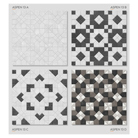 Carreaux de sol en porcelaine vitrifiée rustique robuste de 500x500mm Carreaux de stationnement classiques pour jardins extérieurs et stationnement
