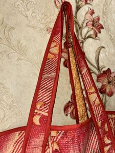 Bolso de mano Kantha de algodón Vintage grande para mujer, el más vendido, forro de lona informal hecho a mano para uso diario y compras en la playa - Product Image 3