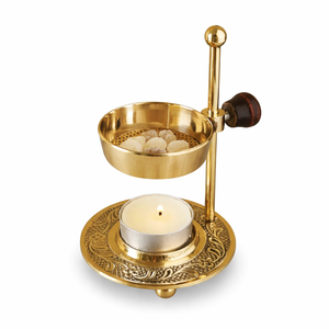 Elegante Quemador de Incienso de Madera con Soporte Floral, Acabado Pulido, Ecológico, Incienso Árabe, Perfecto para Decoración del Hogar, Regalos, Aromático - Product Image 2