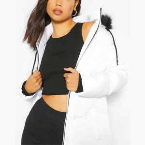 2026 nouveau Design professionnel hiver rouge bouffant coupe ajustée léger longue doudoune d'hiver femmes - Product Image 5