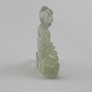 Buda de cristal del desierto libio Natural tallado raro LDG calavera tallada a mano calavera bellamente tallada calavera - Product Image 4