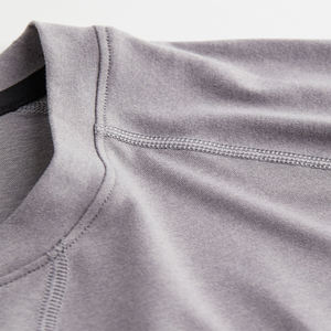 เสื้อกีฬาผู้ชายเสื้อยืดคอกลมแขนสั้นแห้งเร็วเสื้อยืดลำลอง100% คุณภาพสูงสำหรับฤดูร้อน - Product Image 6