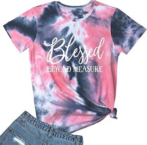 Camiseta extragrande para mujer, camisetas con estampado gráfico, cuello redondo, manga corta de verano, corte holgado - Product Image 2