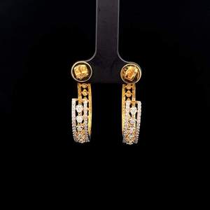 Venta al por mayor 925 Plata doble redondo circón cristal moda Stud pendiente para mujer joyería de boda - Product Image 4