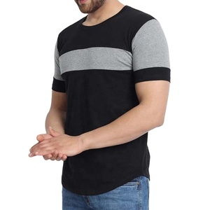 Design de luxe Meilleure vente T-shirts Rayures Vêtements T-Shirt Respirant Hommes Chemises Uni Logo Personnalisé et Conception t-Shirts - Product Image 6