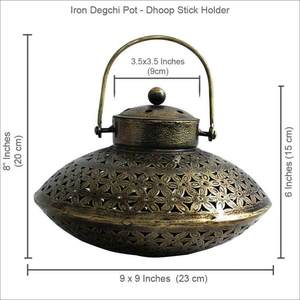 Portavelas de Hierro Fundido Hecho a Mano, Soporte para Colgar en la Pared, Ecológico, para Halloween, Ramadán, Navidad, Diwali, Bodas, Hogar - Product Image 5
