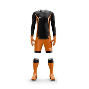 Camiseta de portero personalizada para hombre: camiseta y pantalones cortos de fútbol de manga larga profesional - Product Image 4