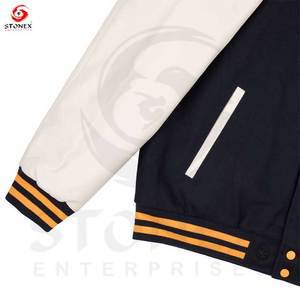2024 Wholesale <b>Men</b> Varsity Jackets Letterman Jackets Custom Baseball Letterman Varsity Bomber Jacket - Product Image 4